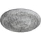 Ekena Millwork Amelia Ceiling Medallion (Fits Canopies up to 2 3/8"), 19 5/8"OD x 3/4"P, Ultra Pure White Crackle CM20AMUWC - alternate 2